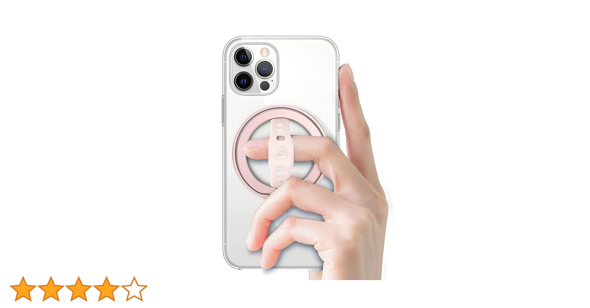 未使用品！ EWA ewa エワ リング マグネット MagSafe ブラック黒 外さずに充電できるリングとスタンド2-in-1のMagSafeアクセサリ